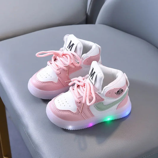 Junior Children Luminous Shoes for Toddlers with LED Lights