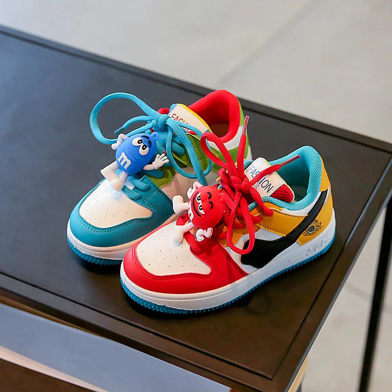 New Children Casual Shoes Four Seasons Kids Single Sneaker Mandarin Ducks