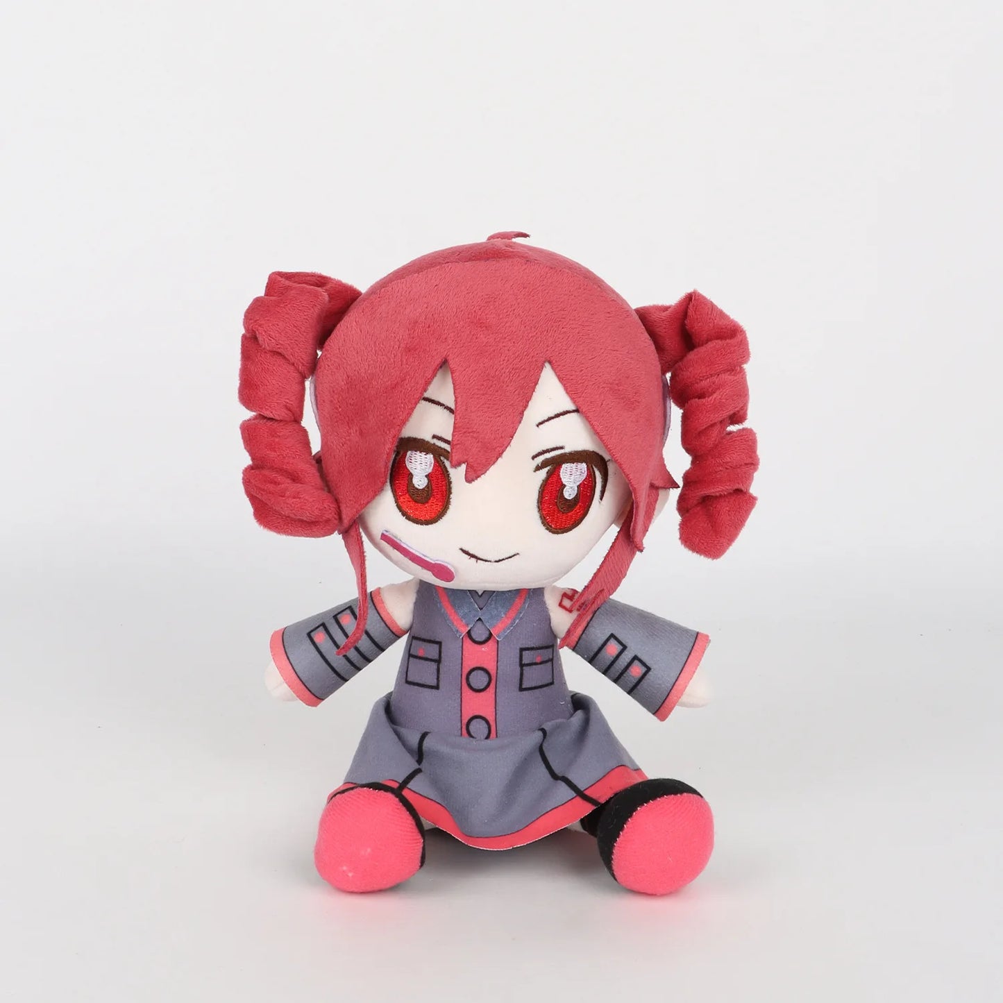 Hot Kasane Teto Plush Toy Soft Doll Stuffed Plushies Figure Anime Cosplay Cartoon Birthday Present Christmas Gift for Fans Girl