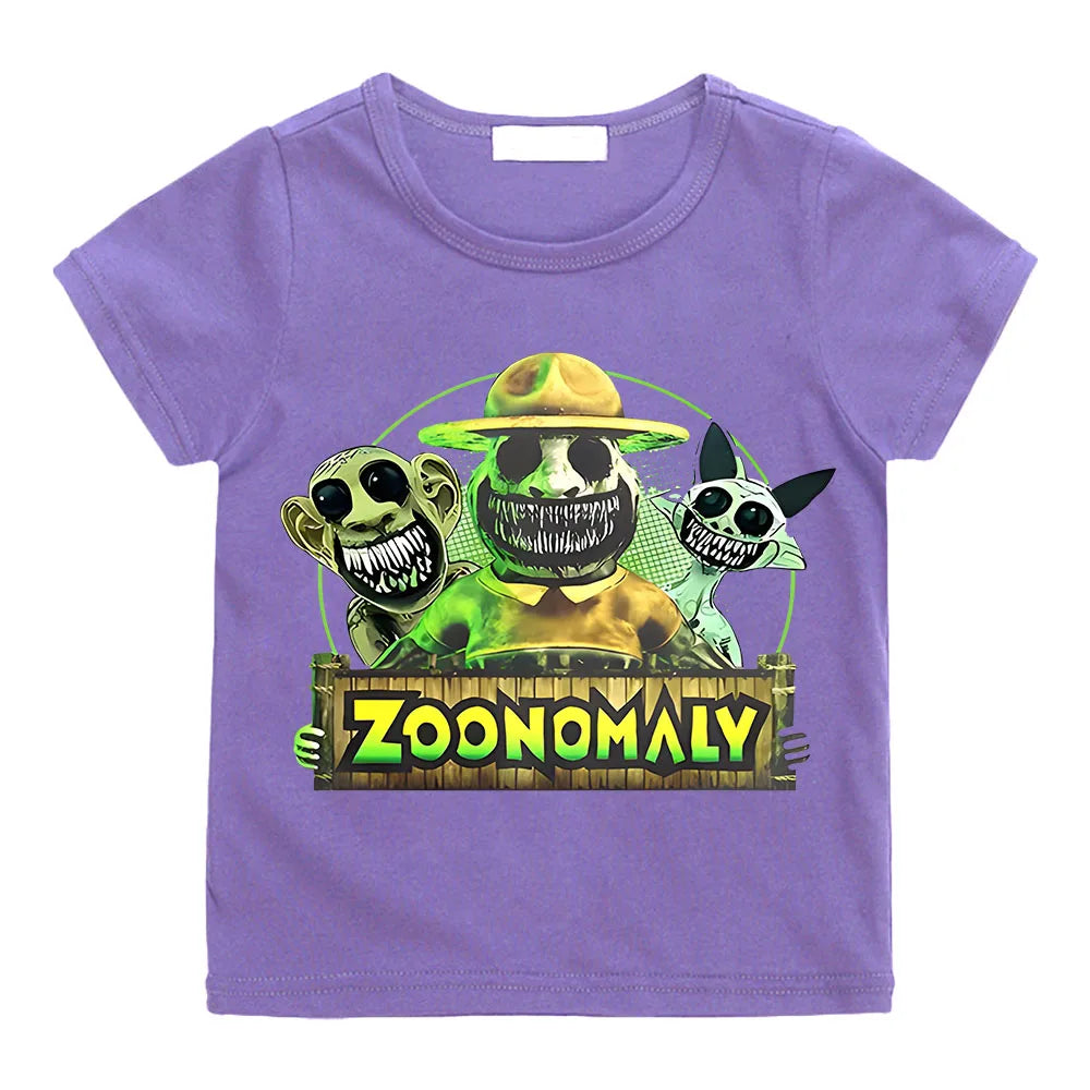David Game Zoonomaly Cartoon Clothes Cotton Tees - GuGuTon baby store - Baby Fashion - Toddlers Outfits - Babies Outfits - Toddler Clothes - Kids Clothing - Newborn Clothes - Newborn Wear - Kids Wear - Trending Clothes - Trending Outfits - Fall Fashion - Winter Fashion - Girls Clothes - Boys Clothes - Babies Wear - Kids Accessories - KidsWear - Summer Clothes - Summer Fashion - Summer Trend - Falls Sweaters - Tops - Bottom - Jeans - Blouse - Dresses - Newborn Dresses - Toys