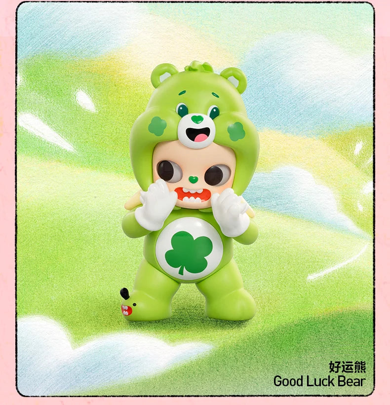 POPMART CareBears x Zsiga Series Blind Box Guess Bags Desktop Decoration Cute Anime Figure Models Gifts Blind Bag Toy Girl Gifts