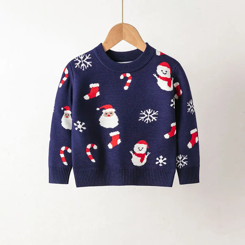 Estevan Christmas Warm Bottom Pullover Sweater