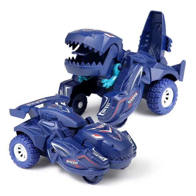 2 IN 1 Dinosaur Deformation Car Model Toy For Boys