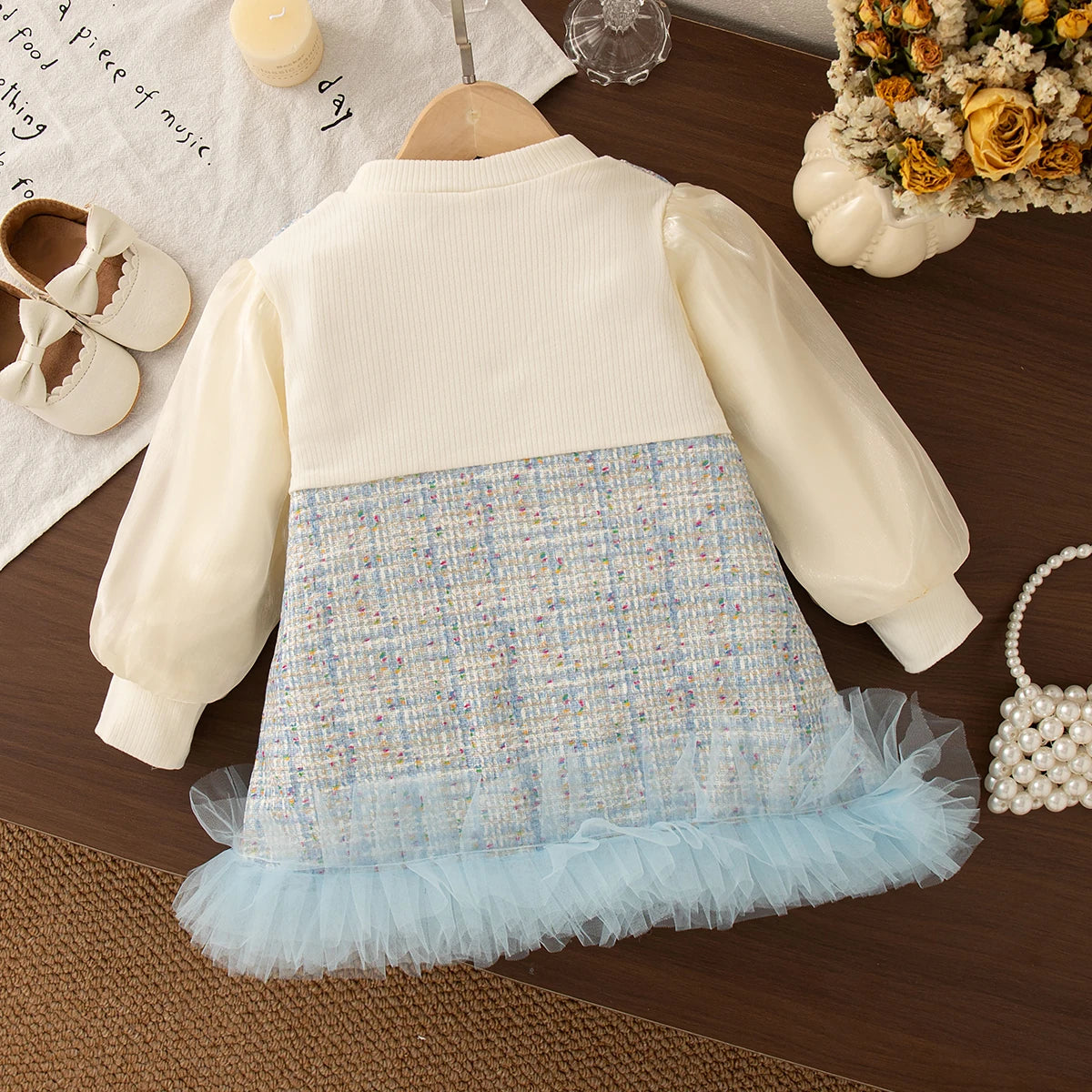 Luna Autumn Infant Baby  Wedding Party Dress