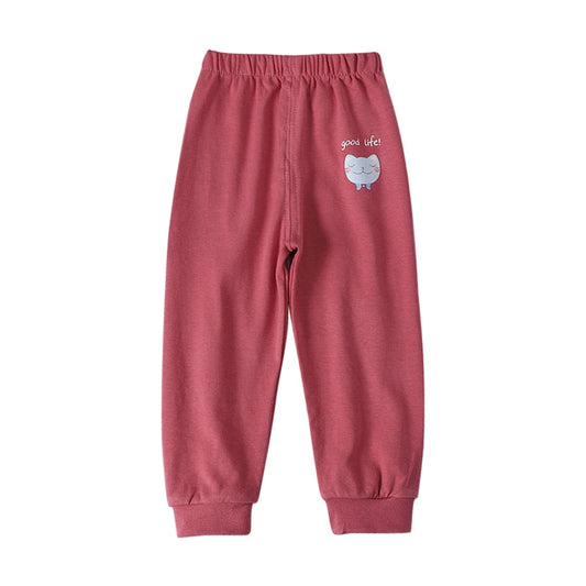 Casual Cotton Soft Color Loose Bloomer Comfortable Length Trousers