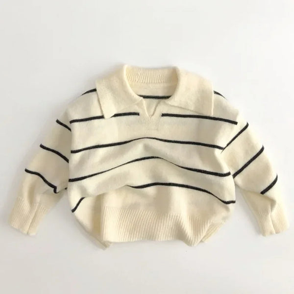 Mathias Polo Collar Pullover Knitted Sweaters