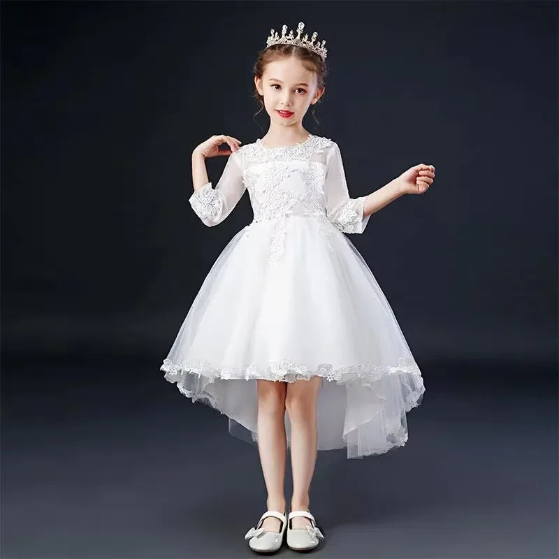 Reign Girls' Puffy Tulle Dress for 7-13Y - Princess Style