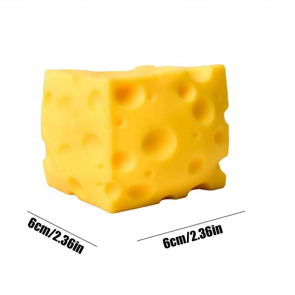 Squishy Cheese Cube Squeeze Toys Soft Butter Cheese Fidget Toy Slow Rebound Push Stress Relief Sensory Toy Stress Relief