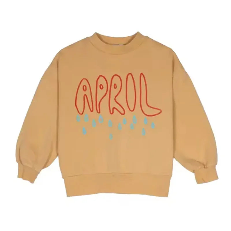 Miguel Winter Cotton Letter Baby Pullover Sweater