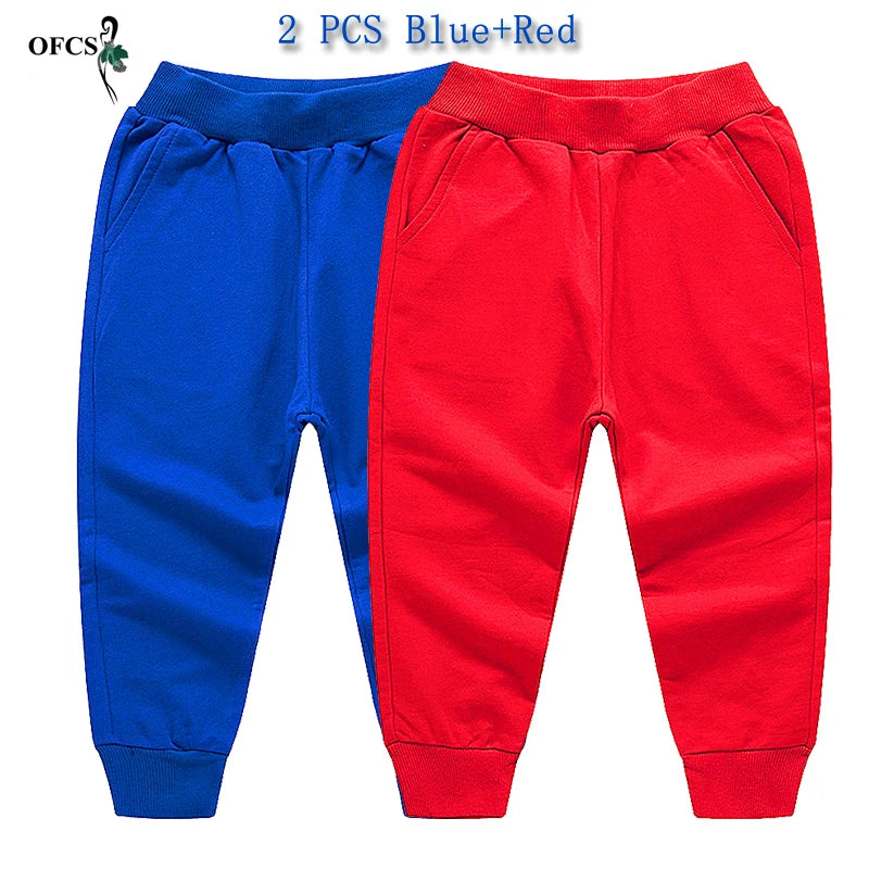 Mateo Casual Sport Pants Kids Trousers Toddler Dropshipping Solid Elastic