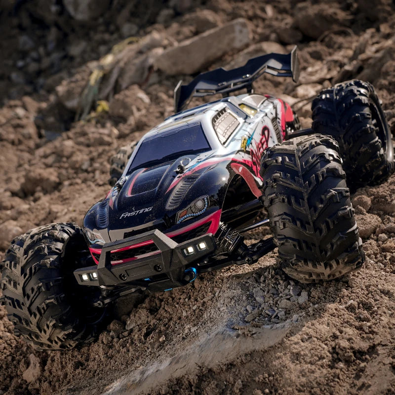 SCY 1:16 70KM/H or 50KM/H 4WD RC Car with LED Remote Control Cars High Speed Drift Monster Truck for Kids Vs Wltoys 144001 Toys