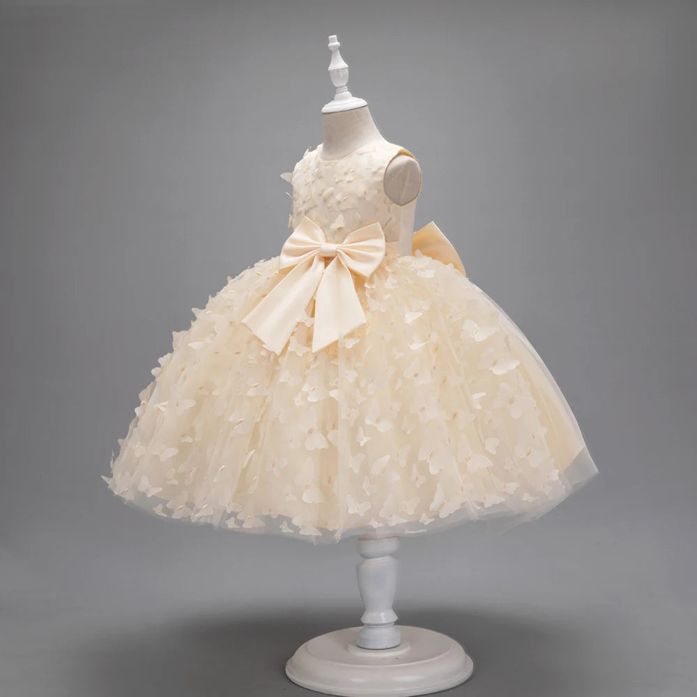 Factory Stock Dress For Children Girls Birthday Ceremony Gown  Party Dresses