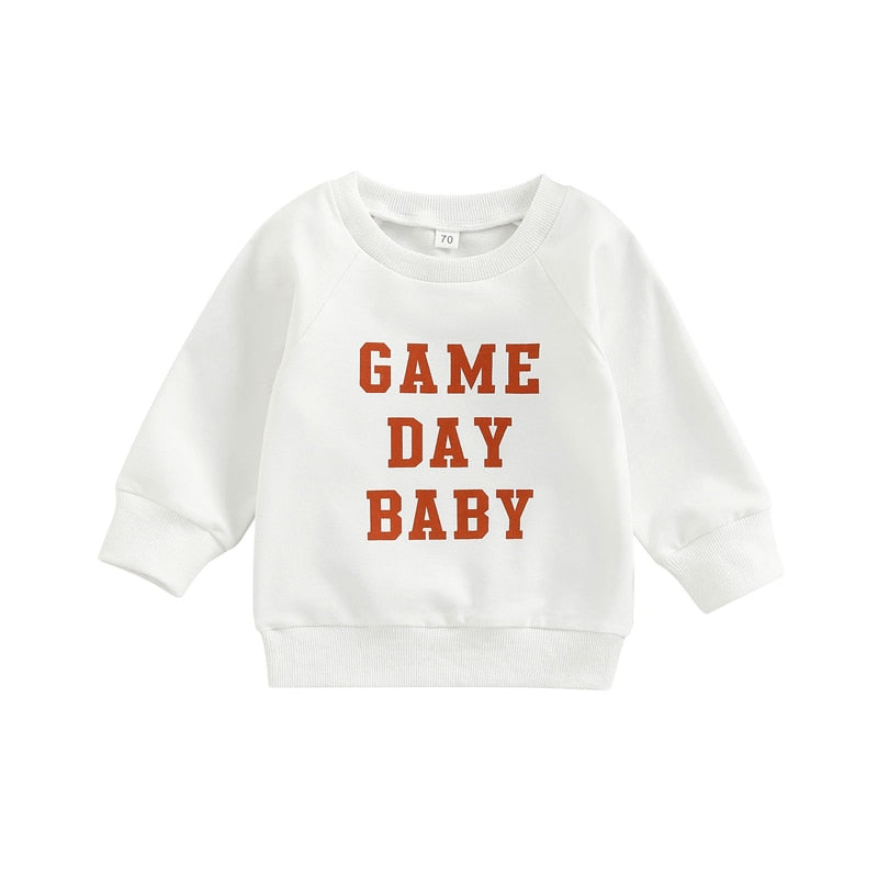 Kenia Girl Casual Pullovers Long Sleeve Game Day Football Hockey Print