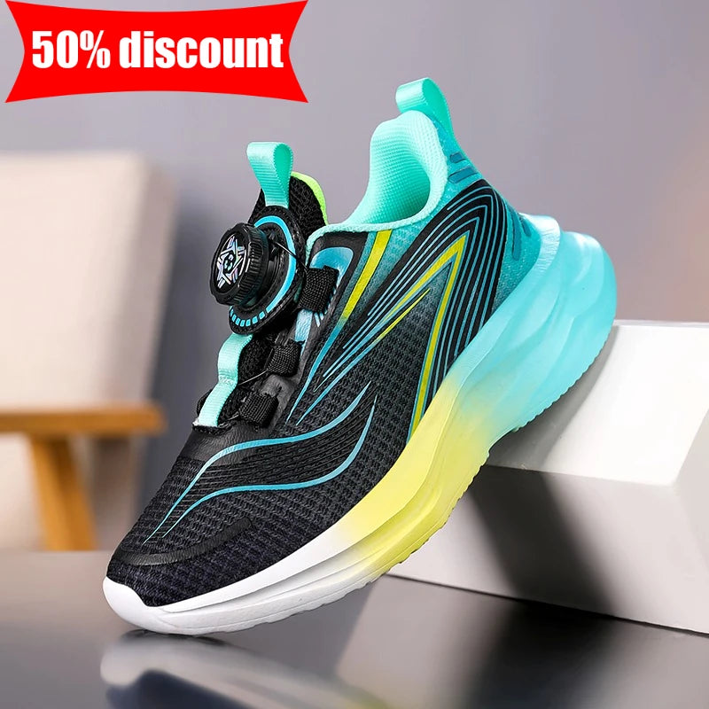 Children Sports Shoes Comfortable Mesh Casual Versatile Daily Walking Shoes Lightweight Non Slip School Running Shoes Boys Girls