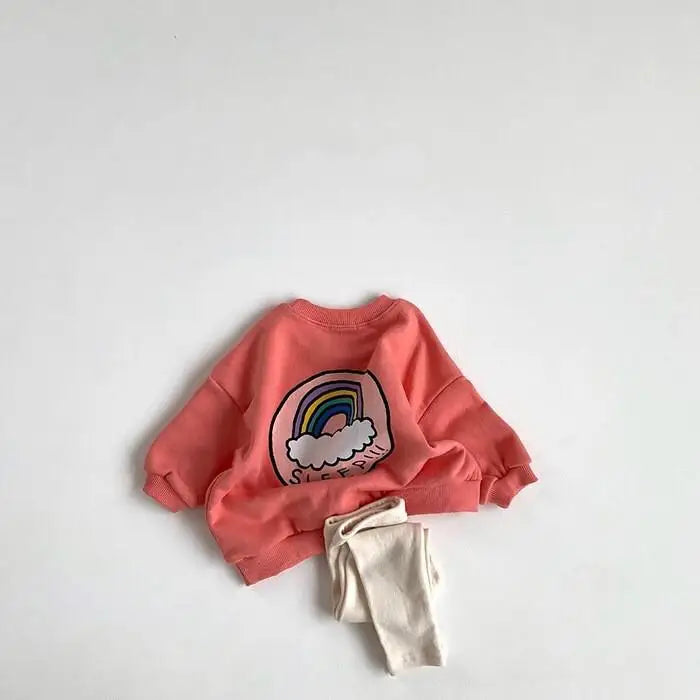 Francis Printed Cartoon Long Sleeve Sweater