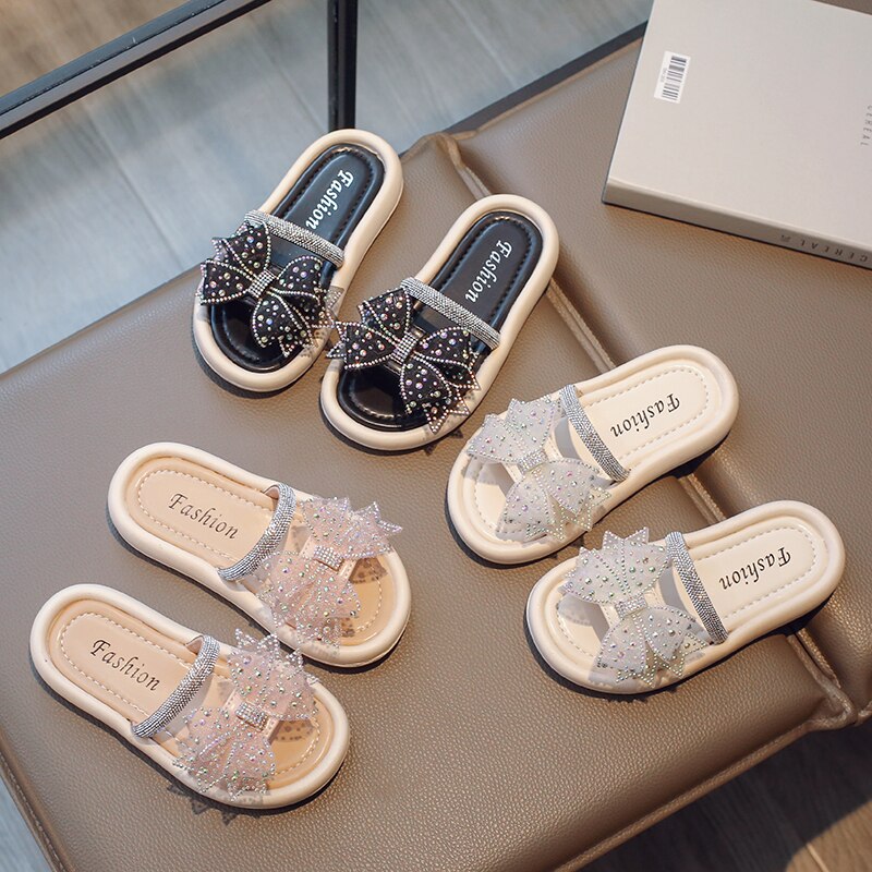 Toddler Girls Bow Rhinestones Cute Sandals - GuGuTon baby store - Baby Fashion - Toddlers Outfits - Babies Outfits - Toddler Clothes - Kids Clothing - Newborn Clothes - Newborn Wear - Kids Wear - Trending Clothes - Trending Outfits - Fall Fashion - Winter Fashion - Girls Clothes - Boys Clothes - Babies Wear - Kids Accessories - KidsWear - Summer Clothes - Summer Fashion - Summer Trend - Falls Sweaters - Tops - Bottom - Jeans - Blouse - Dresses - Newborn Dresses - Toys