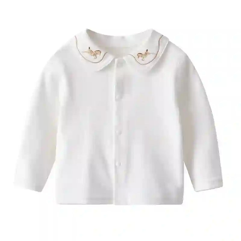Leslie Beautiful Spring Autumn Cotton Tops