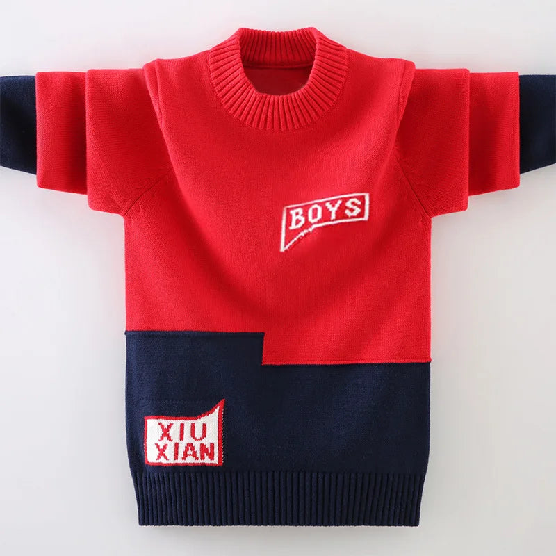 Alejandro Pullover Knitted Warm Sweater - GuGuTon baby store - Baby Fashion - Toddlers Outfits - Babies Outfits - Toddler Clothes - Kids Clothing - Newborn Clothes - Newborn Wear - Kids Wear - Trending Clothes - Trending Outfits - Fall Fashion - Winter Fashion - Girls Clothes - Boys Clothes - Babies Wear - Kids Accessories - KidsWear - Summer Clothes - Summer Fashion - Summer Trend - Falls Sweaters - Tops - Bottom - Jeans - Blouse - Dresses - Newborn Dresses - Toys