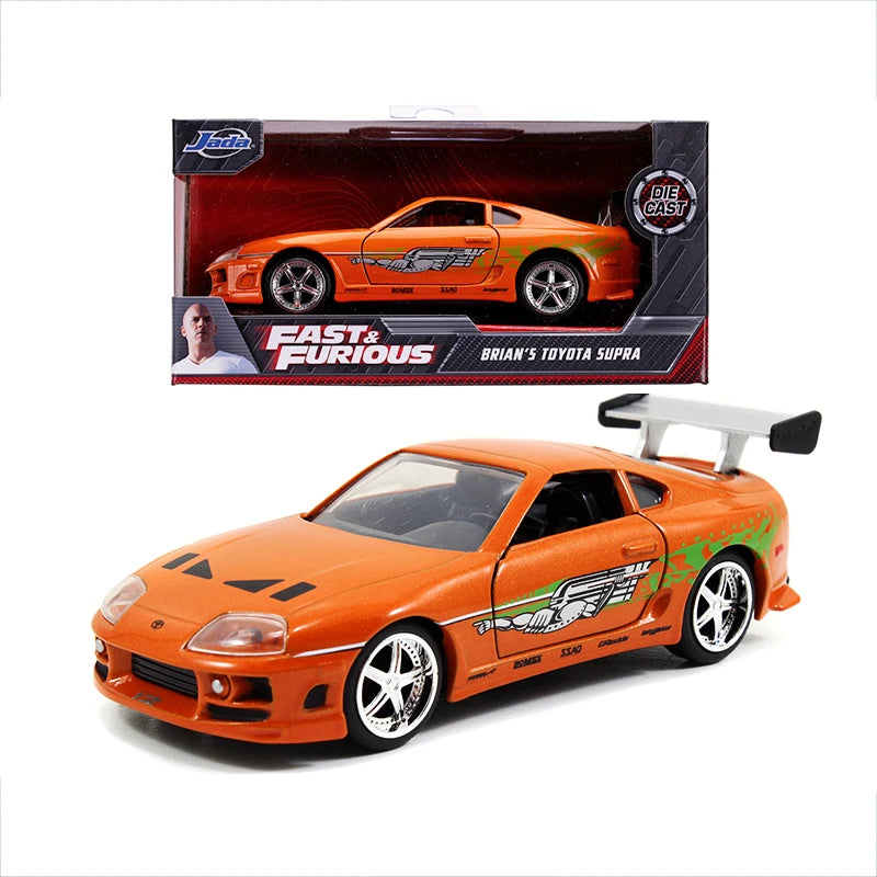 JADA 1:32 Diecast Alloy Car Model Fast Furious Jurassic Back Future Metal Toy Vehicle Collection Kids Gift Official Licensed