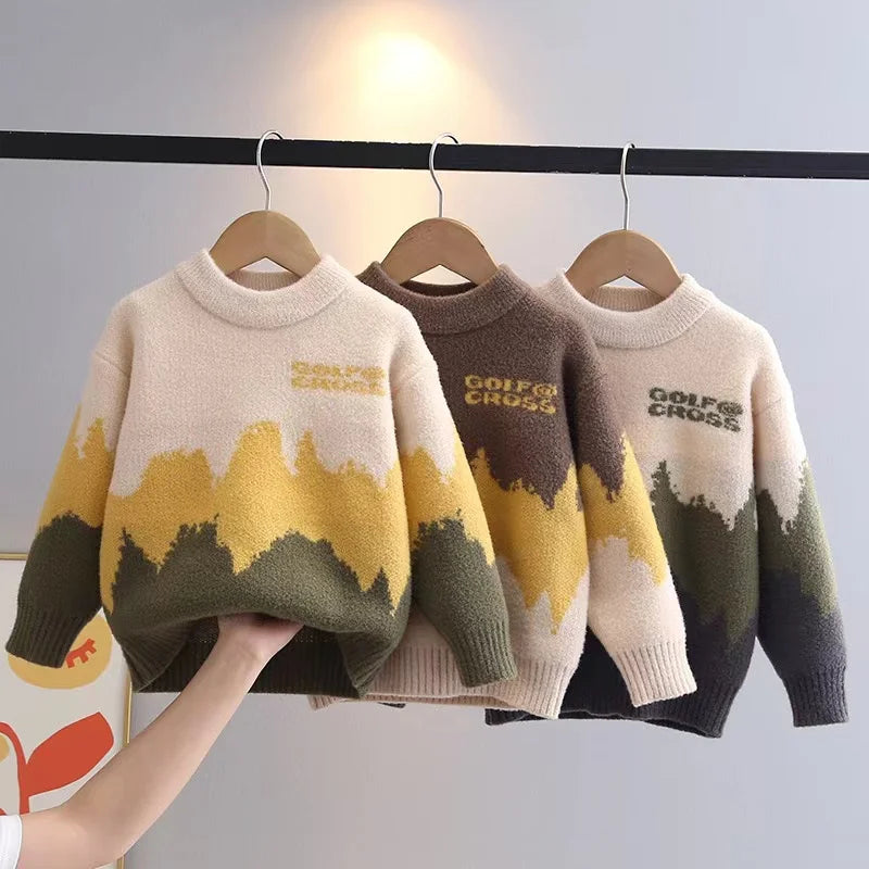 Pedro Foreign Style Knitwear Kids Sweater