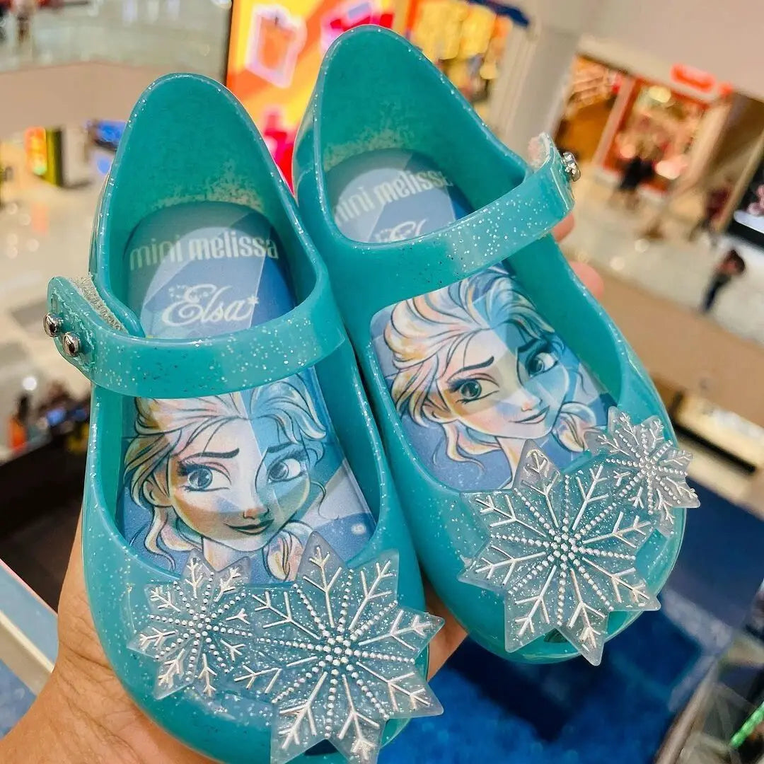 New Disney girls mermaid princess cute Sandals shoes non-slip soft bottom sports shoes for girl gift
