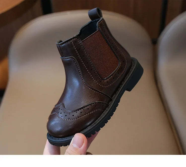 Versatile Baby Girl Boot Must-have Outdoor Lounging for Spring Autumn Clssic Princess Chelsea Short Boots Shoes
