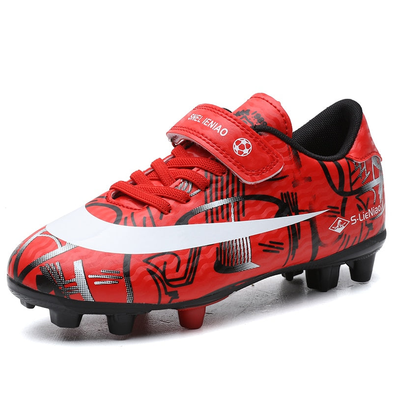 Football Shoes For Kids White Low Top Comfortable Boys