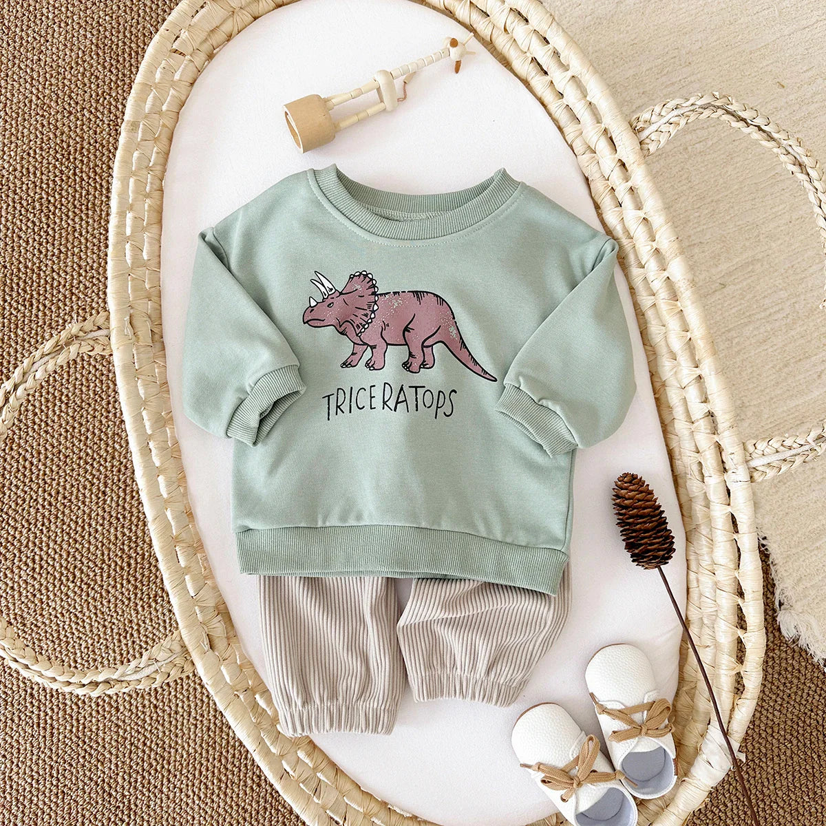 Chase Dinosaur Sweater Pants Set