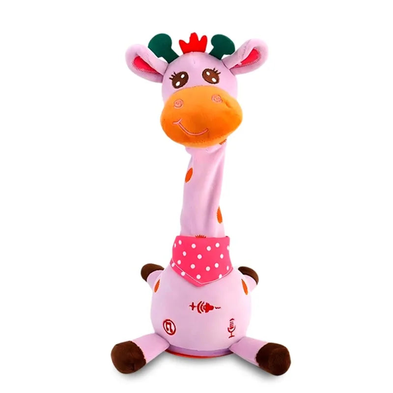 Dancing Talking Giraffe Toy with Songs and Adjustable Volume