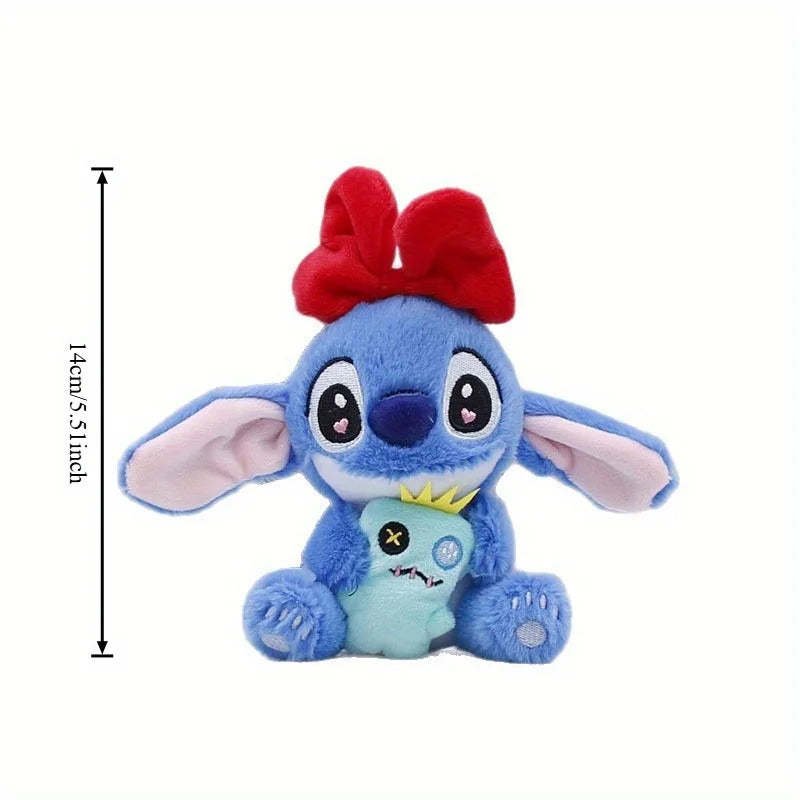 Disney Stitch Plush Toy Cute Soft Stuffed Doll, Cartoon Collectible for Girls, High-Quality, Birthday, Christmas & Holiday Gift