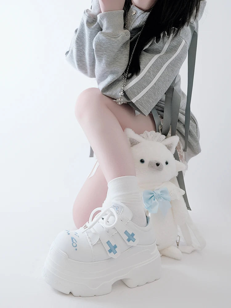 Japanese Girl Original Subculture Lolita Girl Thick Soled Shoes Sweet Big Toe Shoes Cute Loli Tea Party Single Shoes