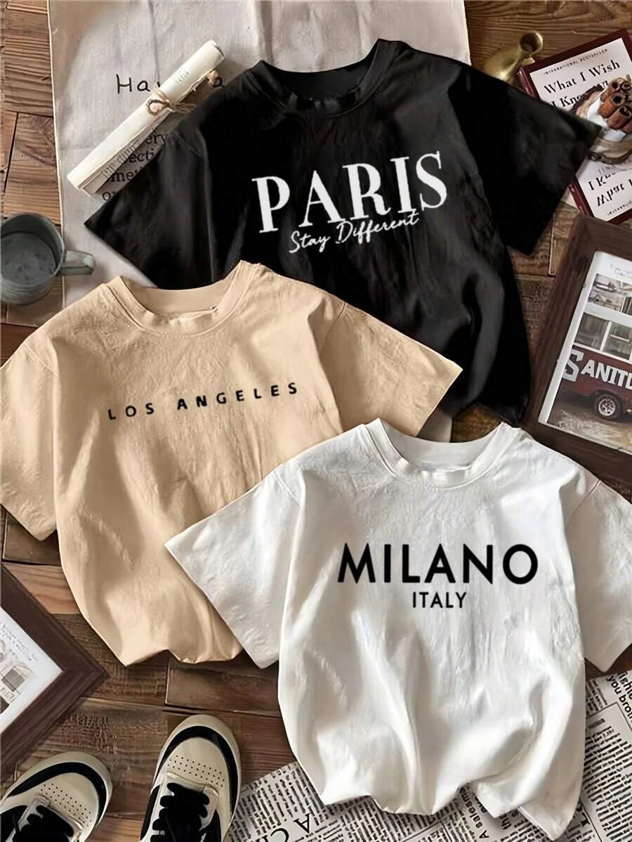 Elvis Casual And Versatile Short-Sleeved Tees - GuGuTon baby store - Baby Fashion - Toddlers Outfits - Babies Outfits - Toddler Clothes - Kids Clothing - Newborn Clothes - Newborn Wear - Kids Wear - Trending Clothes - Trending Outfits - Fall Fashion - Winter Fashion - Girls Clothes - Boys Clothes - Babies Wear - Kids Accessories - KidsWear - Summer Clothes - Summer Fashion - Summer Trend - Falls Sweaters - Tops - Bottom - Jeans - Blouse - Dresses - Newborn Dresses - Toys