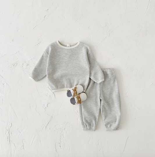 Alejandro Benny Waffle Jogger Set