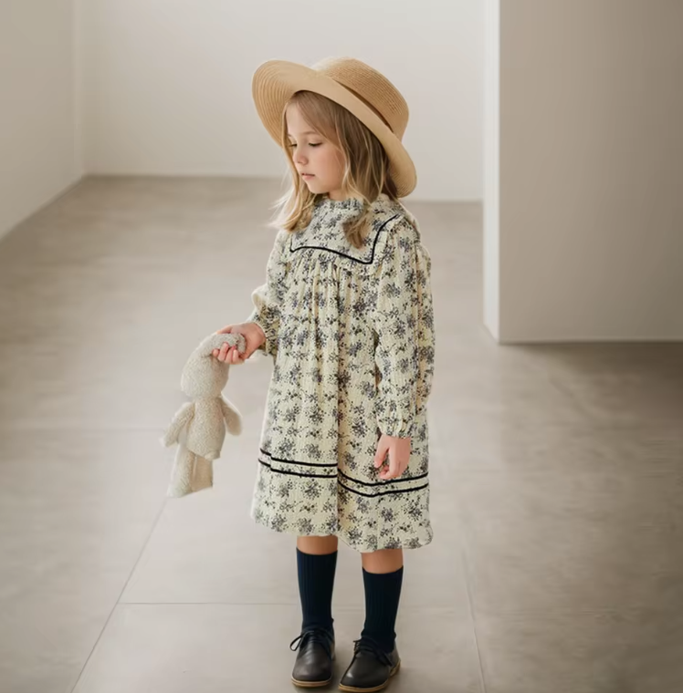 Minerva Vintage Style Overall Dress