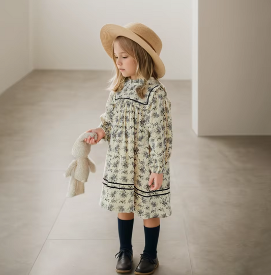 Minerva Vintage Style Overall Dress