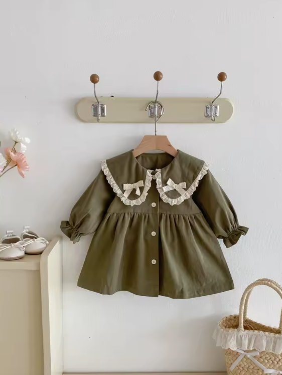 Rebecca Double Bow Collar Dress