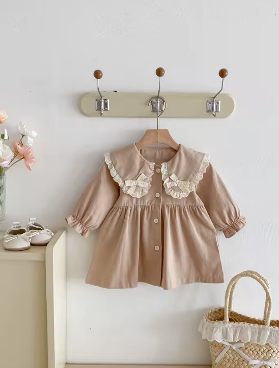 Rebecca Double Bow Collar Dress