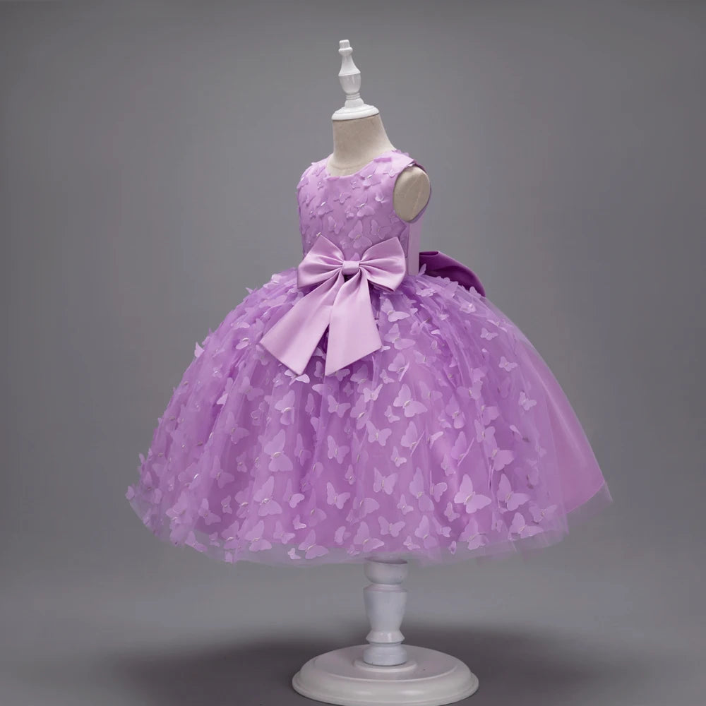 Factory Stock Dress For Children Girls Birthday Ceremony Gown  Party Dresses