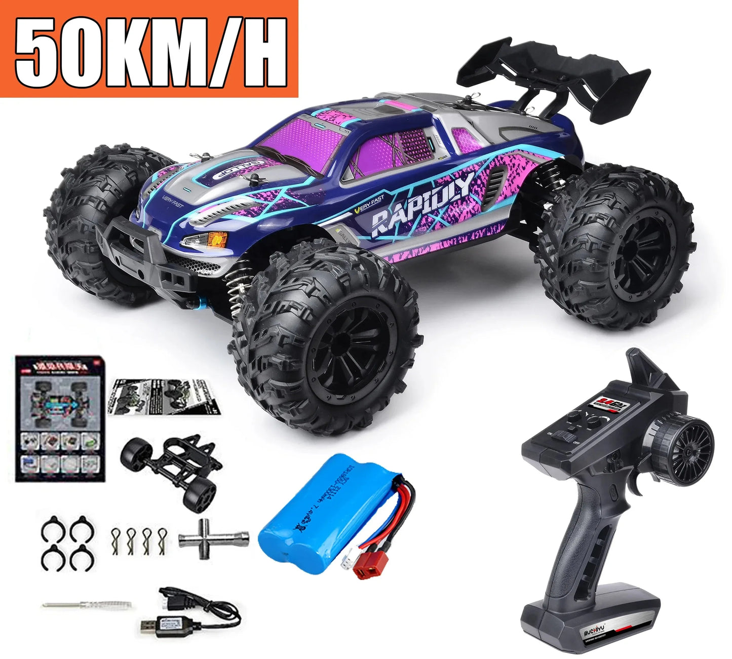 Rc Cars Off Road 4x4 16101PRO/16102PRO Brushless 2.4G Remote Control Car 4WD 1/16 High Speed Rc Truck Drift Rc Car Toys for Boys
