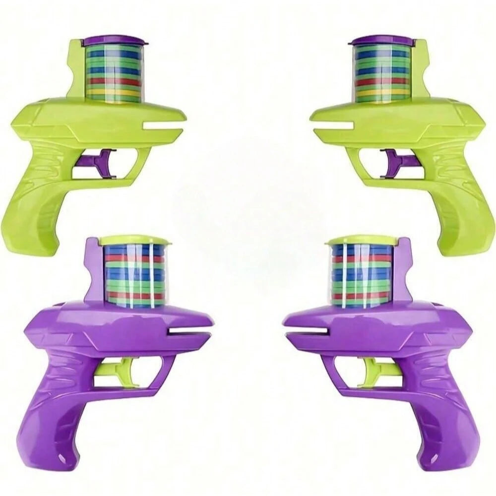 1pc Foam Disc Launcher Flying Disc Handheld Shooter Indoor