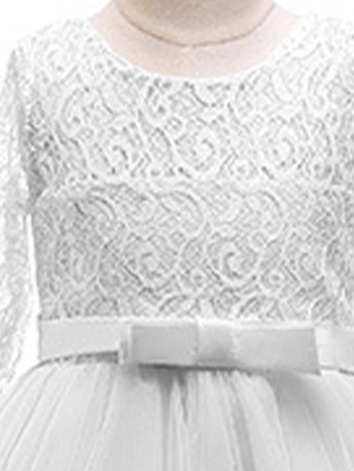girls pageant White dresses Teenage Birthday Party Kids Bridesmaid Dress