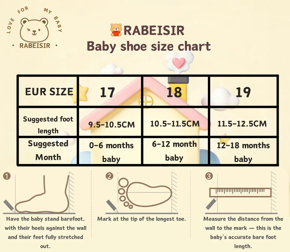 Girls' Front-Walking Shoes for Spring and Summer Baby Sandals 0-6-12-18 Months