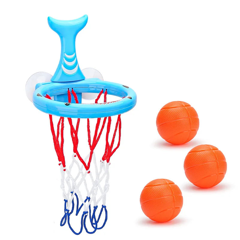 Baby Bath Toy Children Water Play Toys Set Bathroom Bathtub Suction Cup Shooting Basketball Hoop