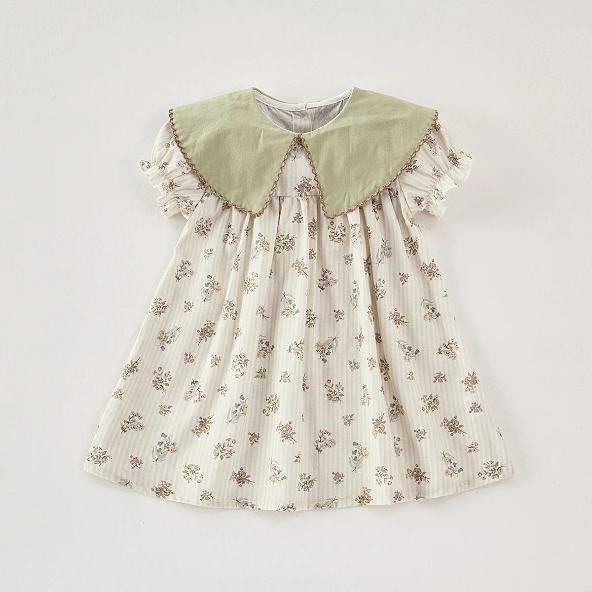 Girls Summer Sleeveless Dress for 2025 with Floral Design