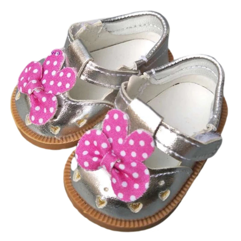 Baby Doll Shoes for 43cm Doll Shoes for 18 Inch Girl Doll Princess Shoes Toy  Accessories