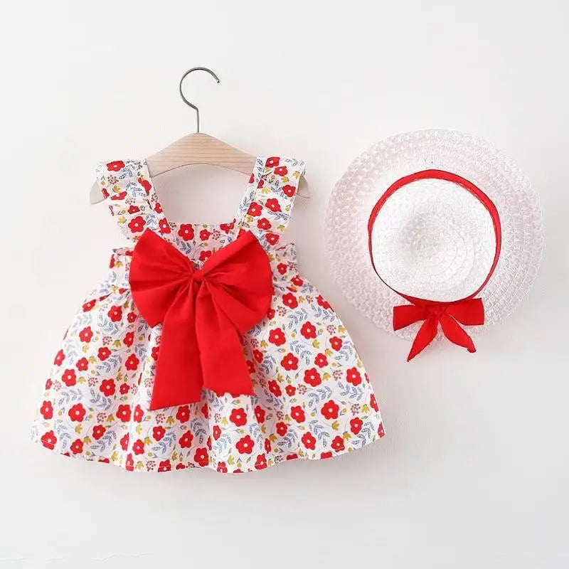 Baby Girl Dress Summer Princess Sundress Cotton Newborn Toddler Outfit