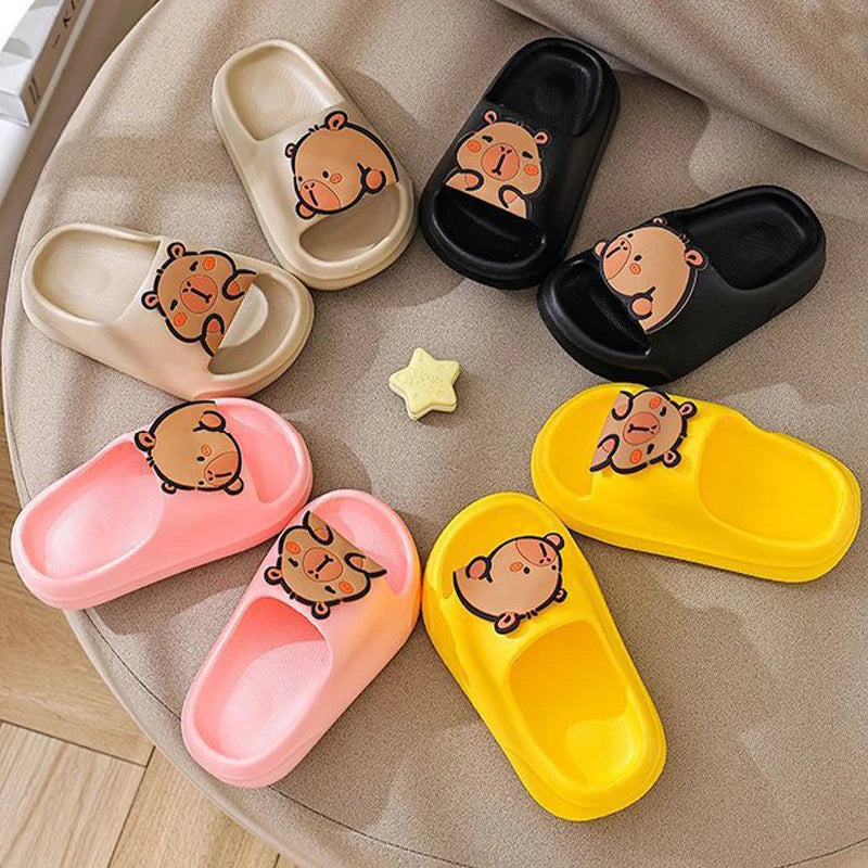 Children Slippers Cute Capybara Home Slippers