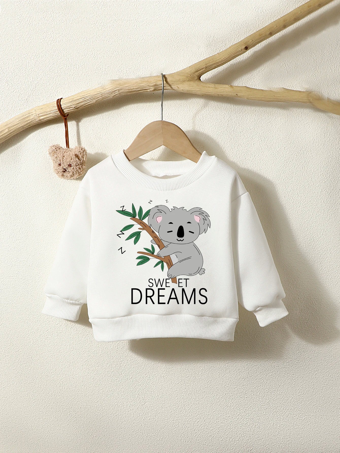 Ian Round Neck Long Sleeve Cartoon Bamboo Sweater