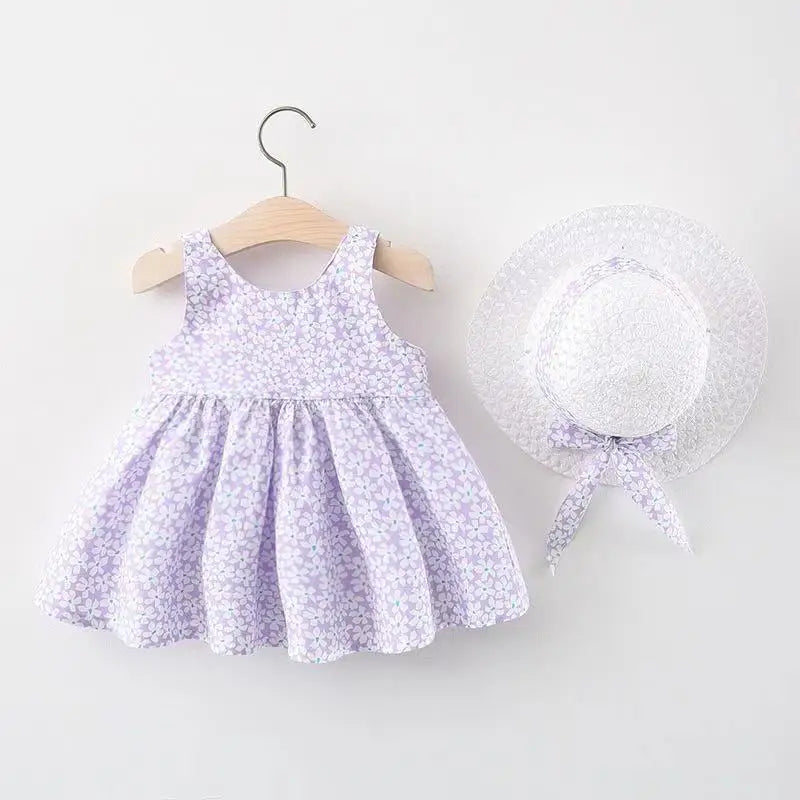 Angela Baby clothes summer seaside vacation children's dress