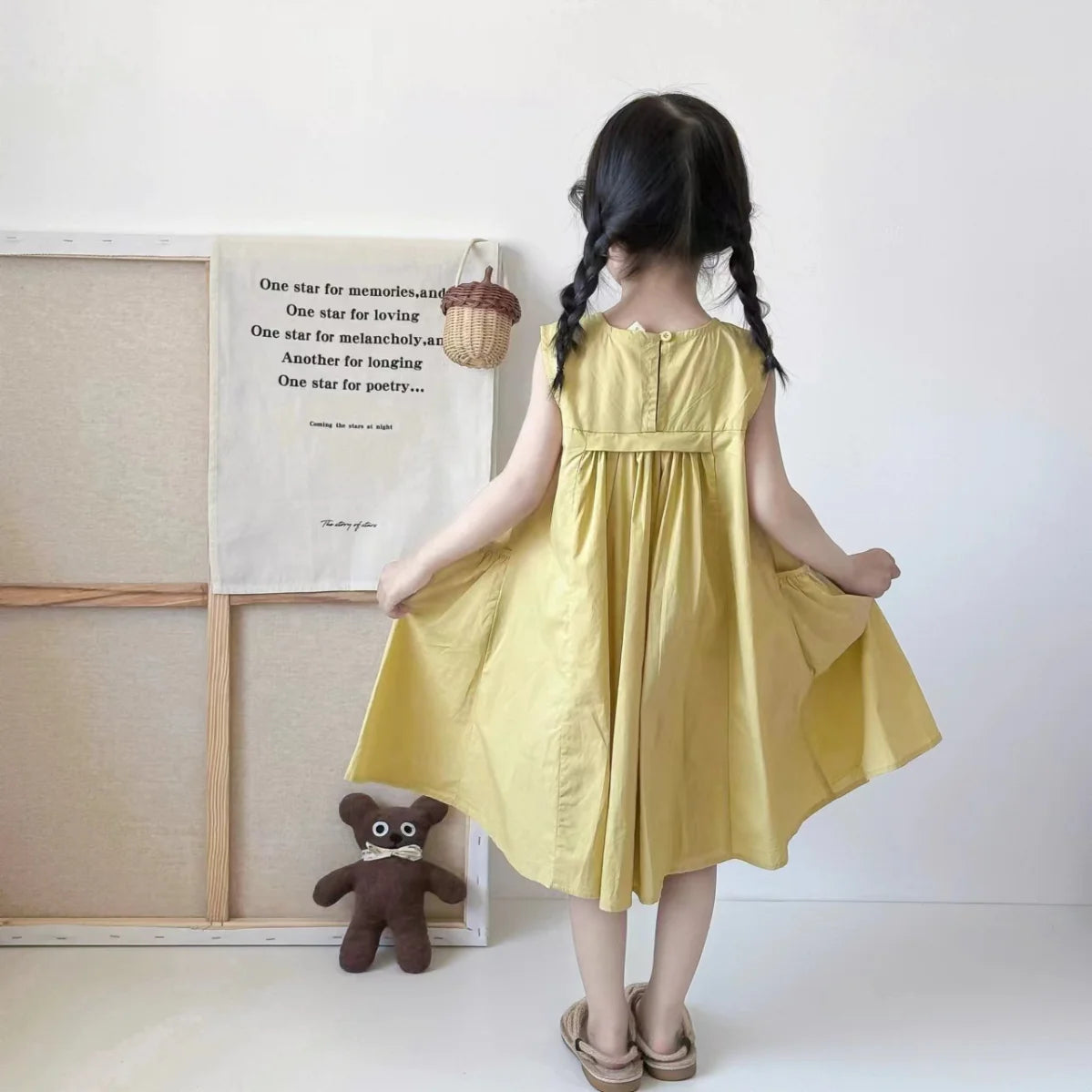 Girls Party Dresses Spring New Childrens Fashionable Long-sleeved Princess Dress Autumn Girl Casual Dresses 2 4 5 7 10 Years Old